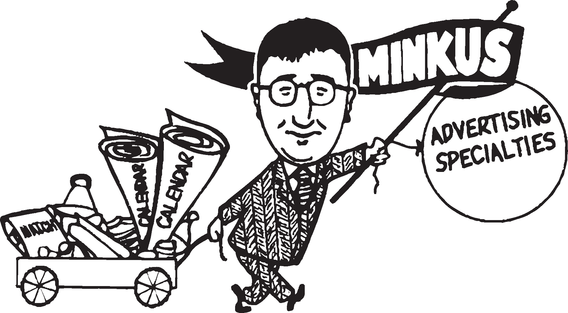 Minkus Advertising Specialties Logo Vector Logo
